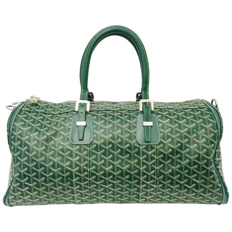 goyard luggage carry on|green goyard open duffle bag.